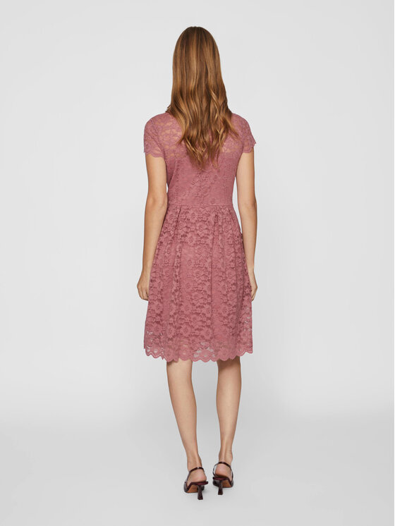 Vila Vila Коктейльна сукня Kalila 14067460 Рожевий Regular Fit