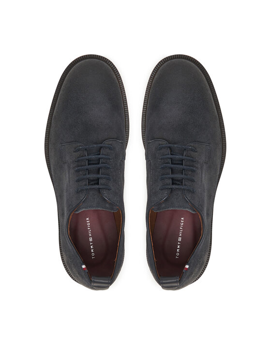 Tommy Hilfiger Tommy Hilfiger Polobotky Cleated Derby FM0FM05770 Tmavomodrá