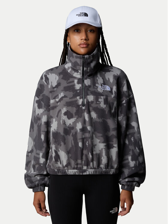 The North Face Fleecová mikina Mountain Athletics NF0A893H Sivá Regular Fit