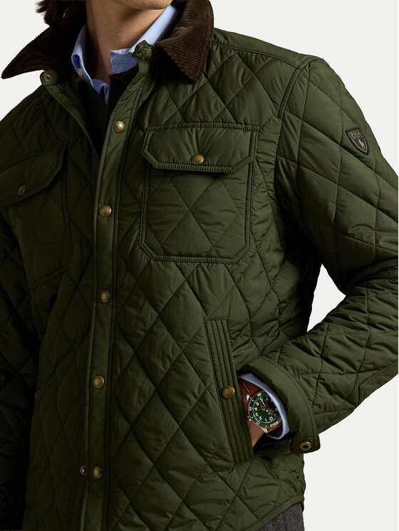 Polo Ralph Lauren Polo Ralph Lauren Átmeneti kabát 710977955001 Zöld Regular Fit