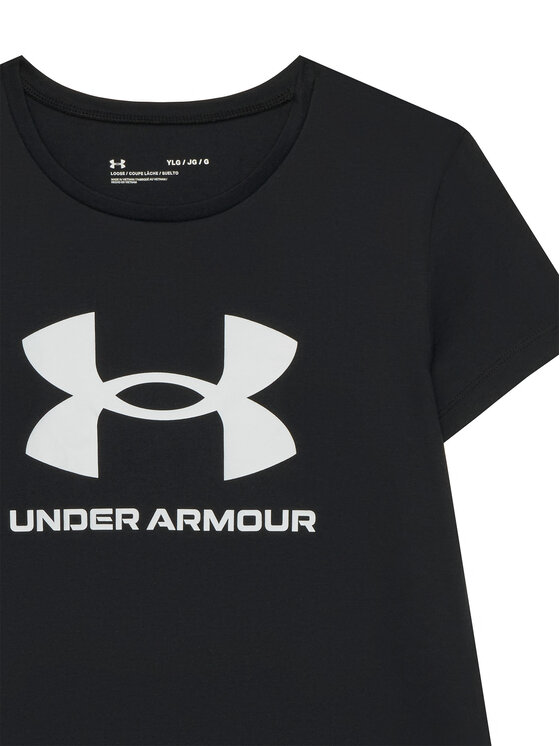 Under Armour Under Armour Tricou Ua Sportstyle Logo Ss 1361182 Negru Loose Fit