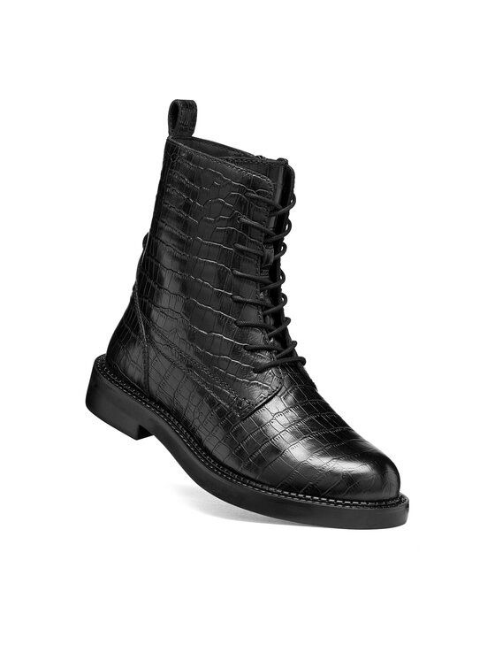 Geox Geox Schnürschuhe D Serilda D46WYG 40 C9999 Schwarz