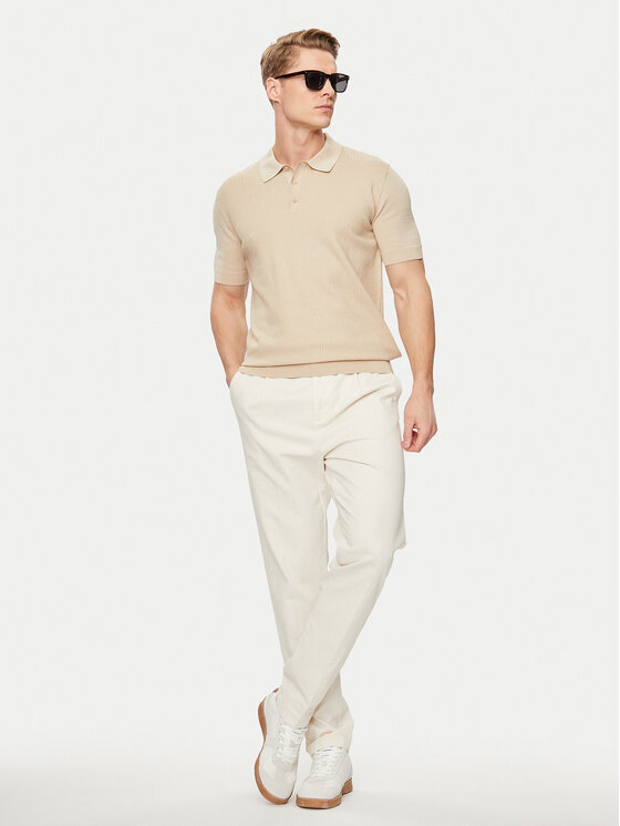 KARL LAGERFELD KARL LAGERFELD Polo marškinėliai 655040 542307 Smėlio Regular Fit