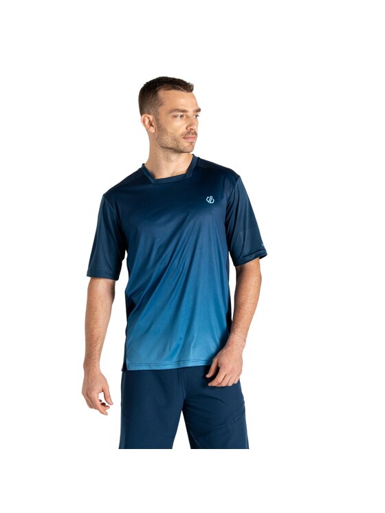 Dare2B Dare2B T-Shirt Trackstand II Błękitny Short Fit