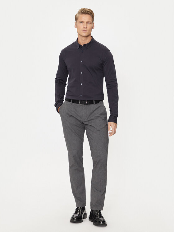 Only & Sons Only & Sons Koszula Robin 22031023 Granatowy Slim Fit