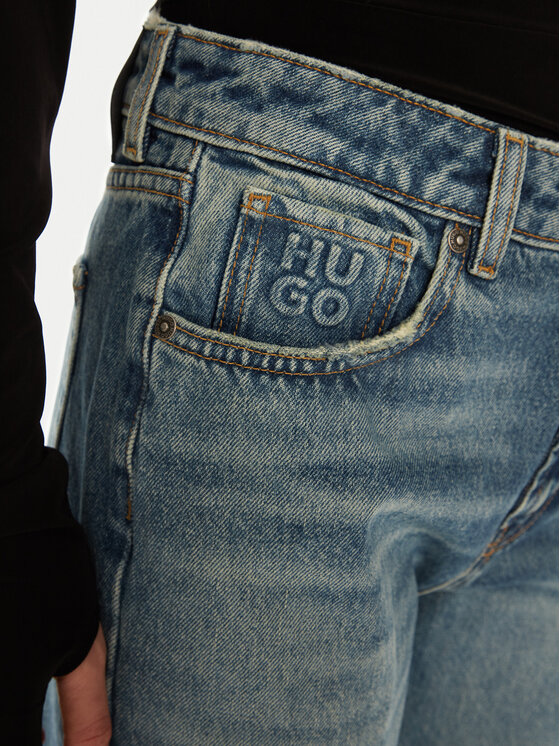 HUGO HUGO Дънки Gilissi 50530319 Син Straight Fit