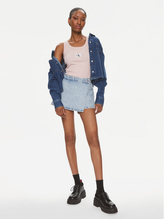 Calvin Klein Jeans Calvin Klein Jeans Top J20J222566 Růžová Slim Fit