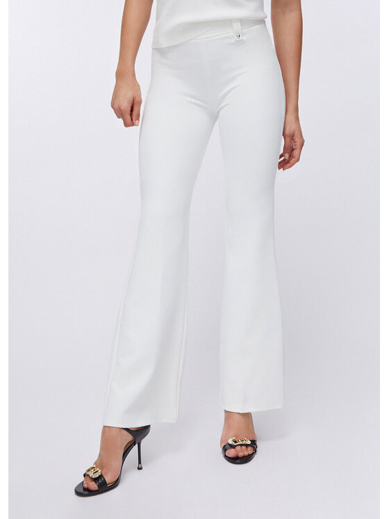 Liu Jo Liu Jo Pantalone da abito WA6120T2527X0727 Bianco Regular Fit