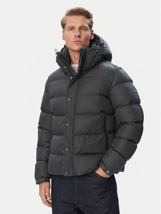 BOSS BOSS Žieminė striukė Omaris1 50565779 Chaki Regular Fit