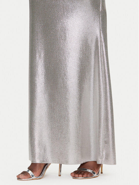 Rinascimento Rinascimento Večernja haljina CFC0019900002 Srebrna Regular Fit