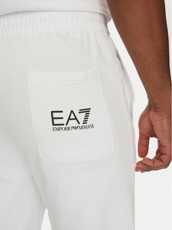 EA7 Emporio Armani EA7 Emporio Armani Spodnie dresowe 7M000571 AF13512 M0003 Biały Regular Fit