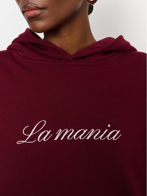 La Mania La Mania Bluza ROCKY Bordowy Active Fit