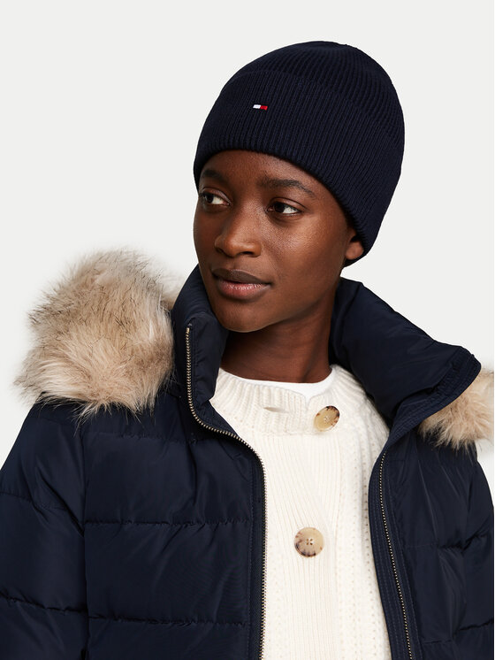 Tommy Hilfiger Tommy Hilfiger Cepure Essential AW0AW16637 Tumši zils