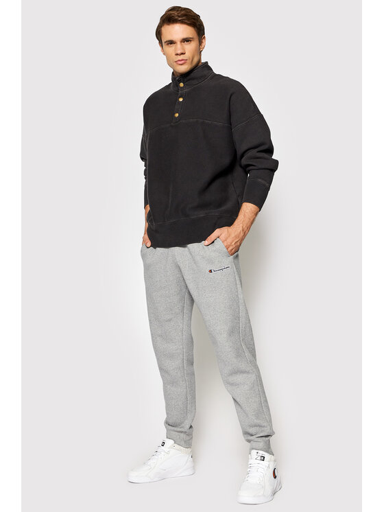 Champion Champion Μπλούζα 216490 Μαύρο Relaxed Fit