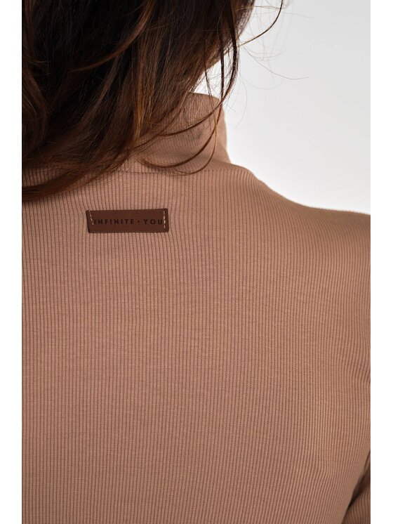 Infinite You Infinite You Blusa M283 Beige Basic Fit