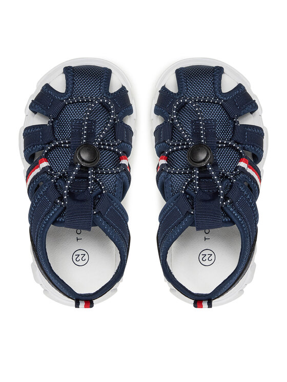 Tommy Hilfiger Tommy Hilfiger Sandały T1B2-33895-1591 M Granatowy