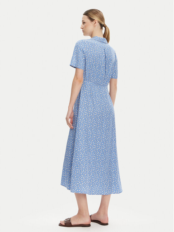 Tommy Hilfiger Tommy Hilfiger Hemdkleid WW0WW45941 Blau Regular Fit