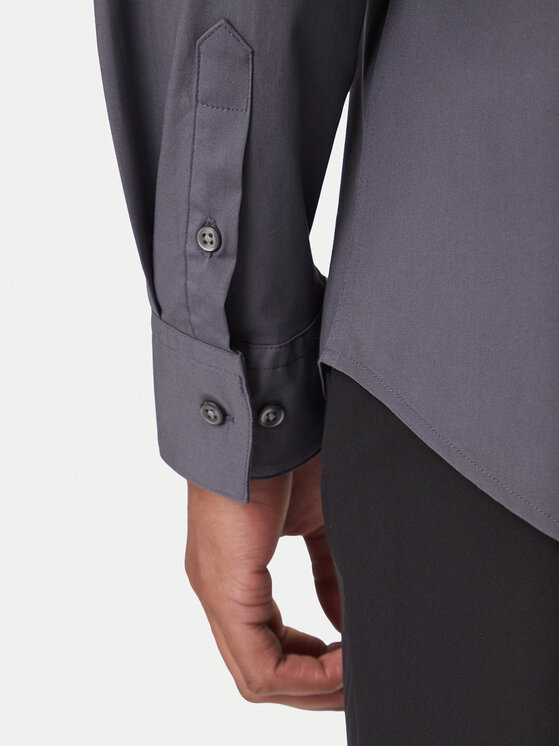 Calvin Klein Calvin Klein Cămașă LV04LB145G Gri Slim Fit