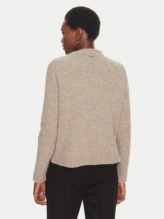 BOSS Boss Пуловер Febisan 50478315 Сив Regular Fit