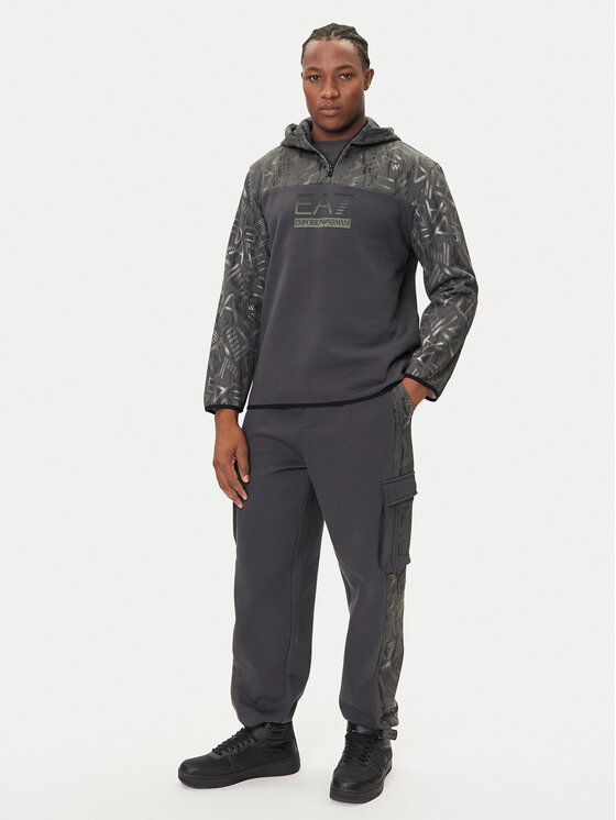 EA7 Emporio Armani EA7 Emporio Armani Суитшърт 7M001131 AF16549 U8117 Сив Regular Fit