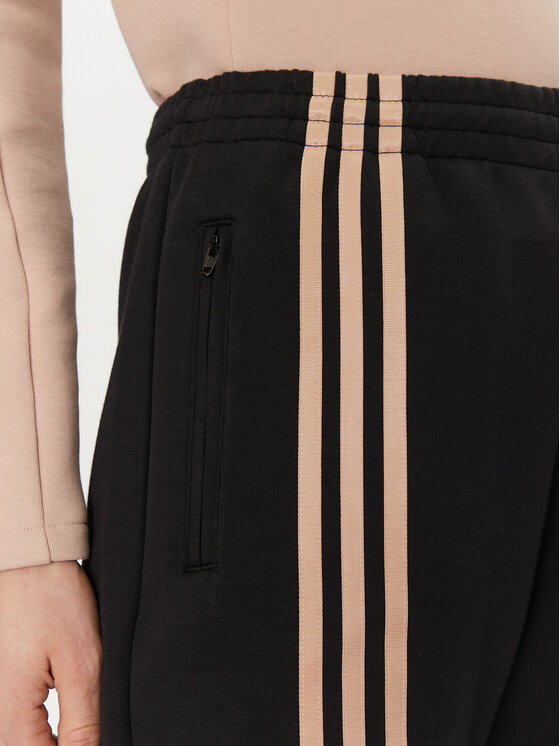 adidas adidas Donji dio trenerke 3-Stripes Sweat JJ0941 Crna Loose Fit
