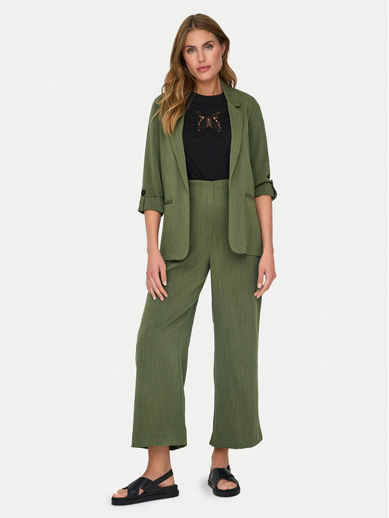 ONLY ONLY Zakó Marsa 15308084 Zöld Loose Fit