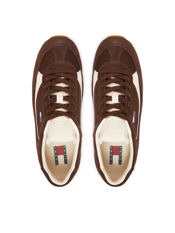 Tommy Jeans Tommy Jeans Sneakersy Archive '97 Lite Sued EN0EN02997 Brązowy