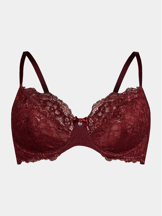 Hunkemöller Hunkemöller Balconette-BH Marine 202706 Dunkelrot