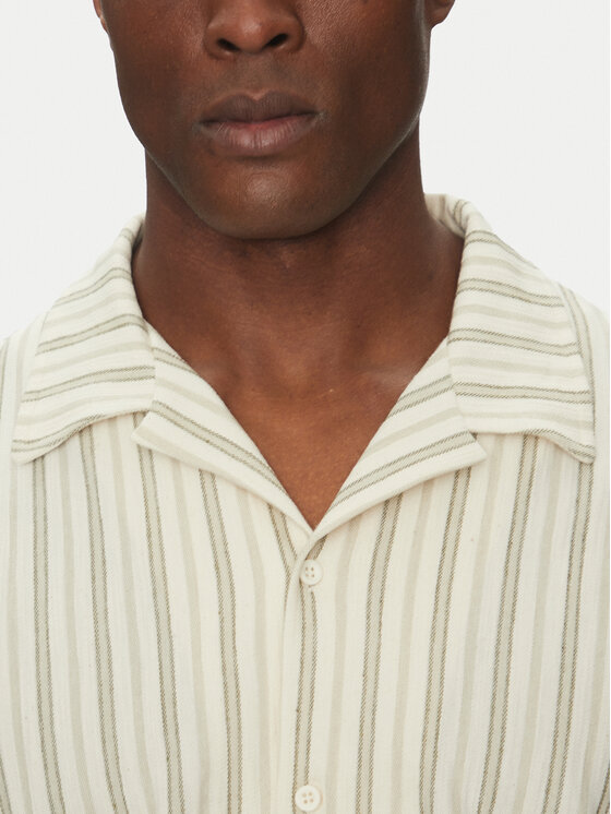 Jack & Jones Jack & Jones Košeľa Bluleo 12275085 Béžová Relaxed Fit
