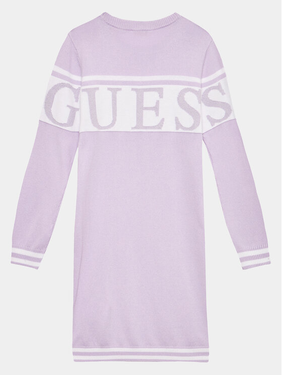 Guess Guess Haljina za svaki dan J3YK03 Z38B0 Ljubičasta Regular Fit