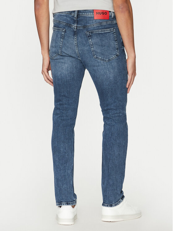 HUGO HUGO Blugi 50530587 Albastru Slim Fit