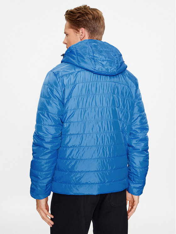 4F 4F Μπουφάν χειμωνιάτικο 4FAW23TDJAM245 Μπλε Regular Fit