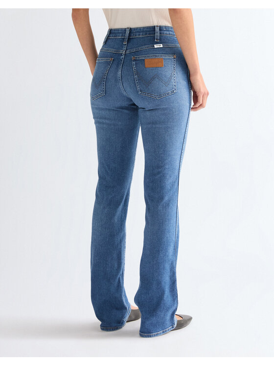 Wrangler Wrangler Jeansy BOOTCUT Niebieski Bootcut Fit
