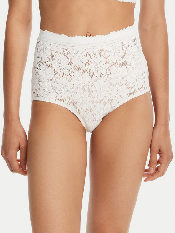 Selmark Selmark Klassischer Damenslip mit hoher Taille 10903 Écru