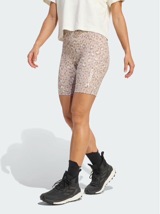 adidas adidas Szorty sportowe 163130 Beżowy Fitted Fit