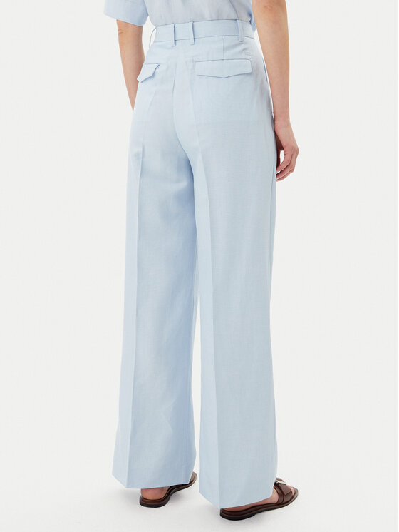 Tommy Hilfiger Tommy Hilfiger Kalhoty z materiálu WW0WW45460 Modrá Relaxed Fit