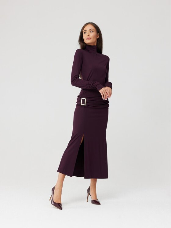 Roco Fashion Roco Fashion Vestito da giorno Leontine Viola Slim Fit