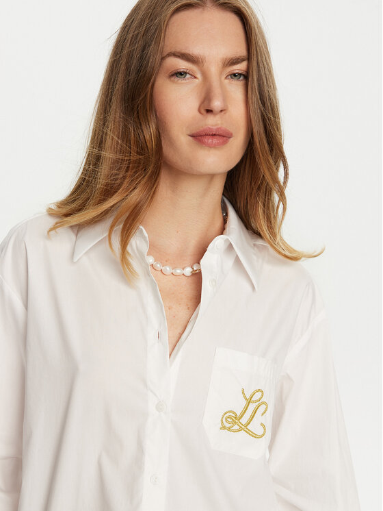 Luisa Spagnoli Luisa Spagnoli Риза Legenda 541508 Бял Regular Fit