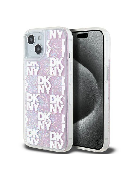 Etui na telefon DKNY, Różowe, iPhone 15