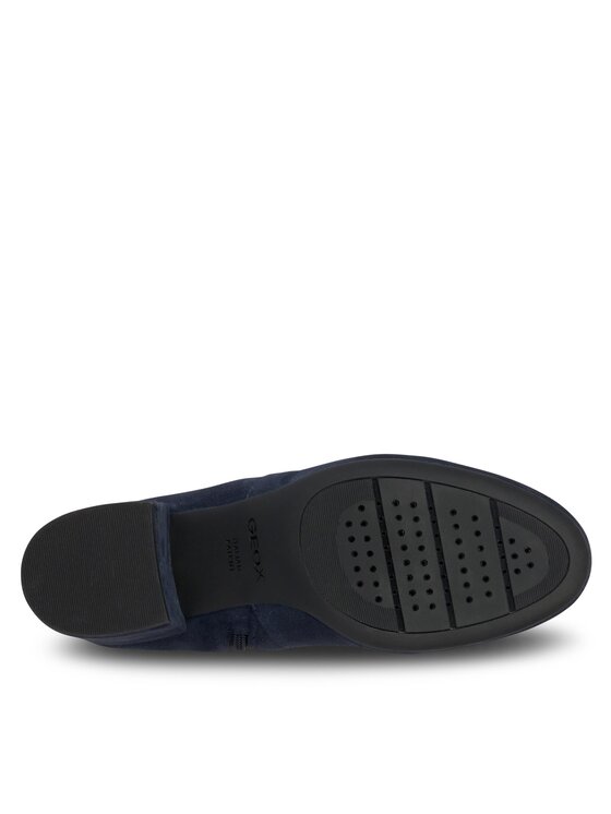 Scarpe Donna Geox D Eleana A - In Vera Pelle, Suola In Gomma, Stivaletti Calf High