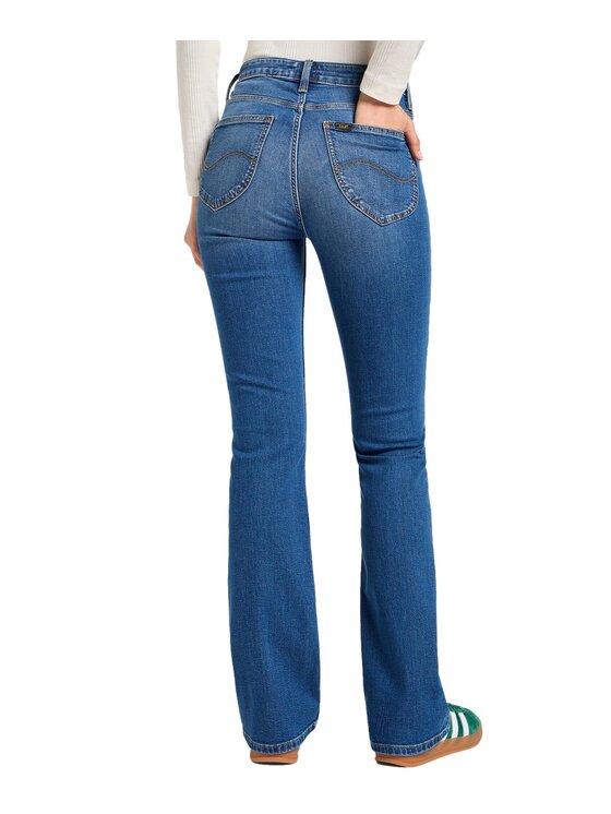 Lee Lee Jeansy 112356747 Niebieski Bootcut Fit