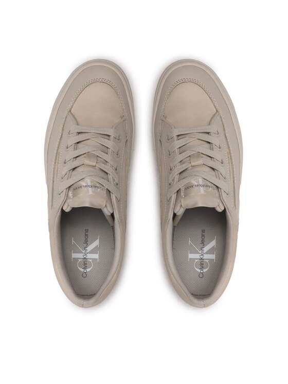 Calvin Klein Jeans Calvin Klein Jeans Snīkeri Vulc Flatf Low Cut Mix Material YW0YW00864 Bēšs