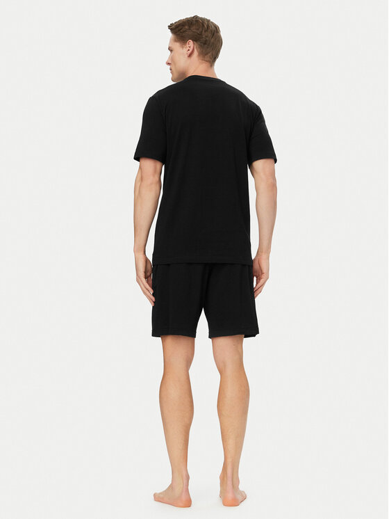 Emporio Armani Underwear Emporio Armani Underwear Piżama EM000400 AF18890 UC001 Czarny Regular Fit