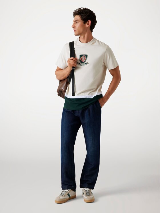 Guess Guess T-Shirt 177255 Zielony Classic Fit