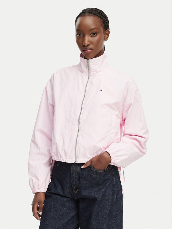 Tommy Jeans Tommy Jeans Prechodná bunda DW0DW22325 Svetloružová Regular Fit