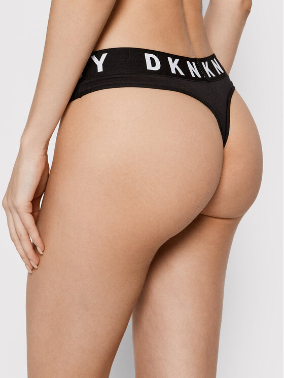 DKNY DKNY Kalhotky string DK4529 Černá