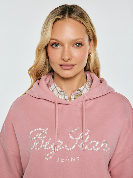 BIG STAR BIG STAR Bluza RAISA Różowy Basic Fit