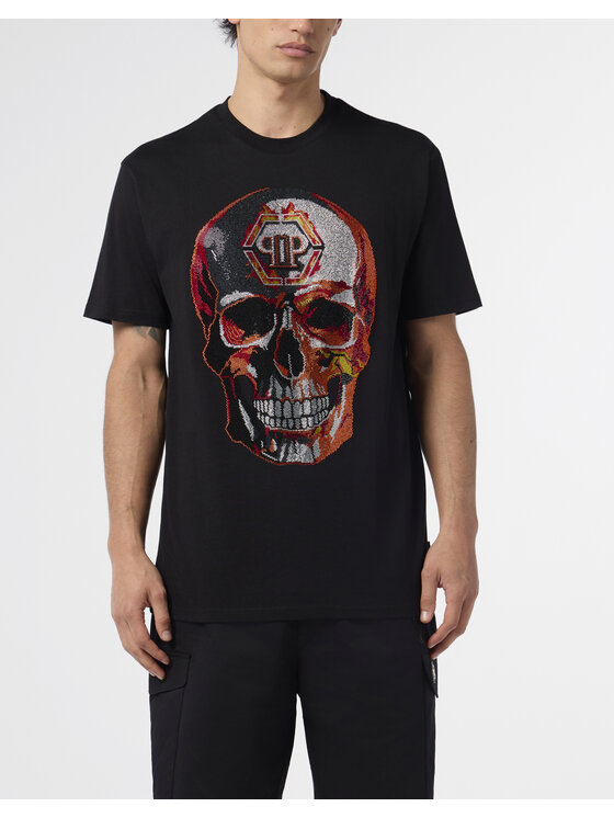 PHILIPP PLEIN PHILIPP PLEIN T-shirt 29024 Nero Regular Fit