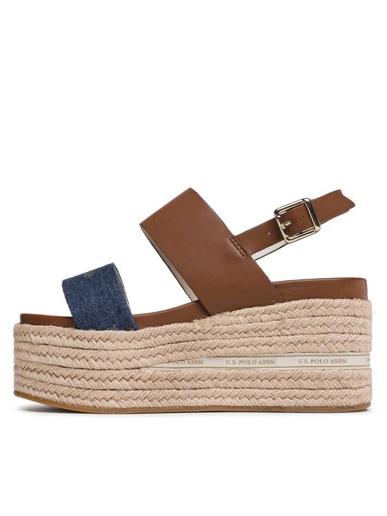 U.S. Polo Assn. U.S. Polo Assn. Espadrile Loren LOREN007 Smeđa