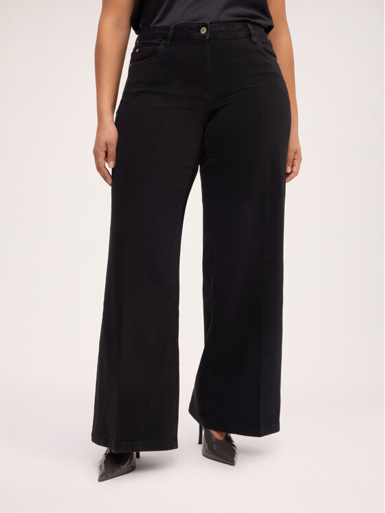 Fiorella Rubino Fiorella Rubino Jeans P463T105156N033 Nero Flare Fit